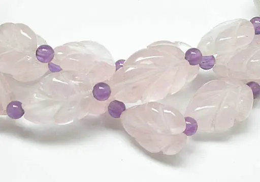 Fluorite Bracelet with Rose Quartz