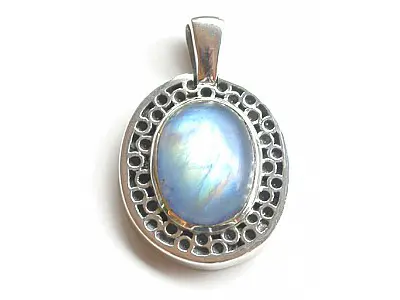 Labradorite in Silver Pendant