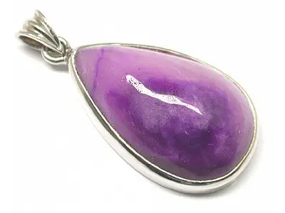 Sugilite in Silver Pendant