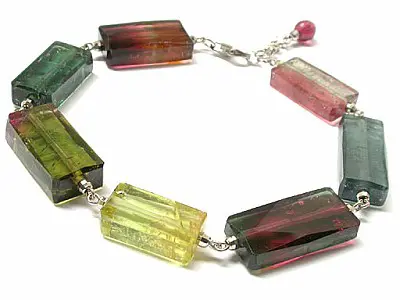 High Quality Tableaux Tourmaline Bracelet