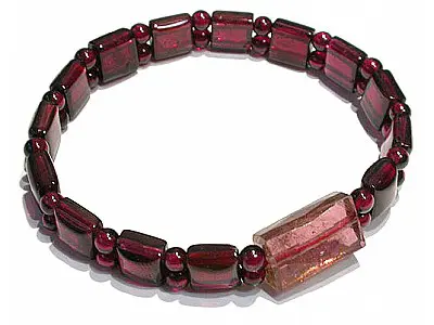 Garnet and Tourmaline Bracelet