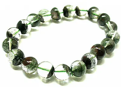 Phantom Quartz 20 Beads Bracelet