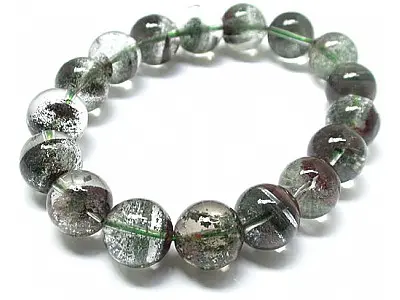 Phantom Quartz 17 Beads Bracelet