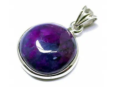 Sugilite Pendant in Silver