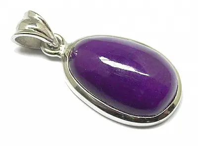 Sugilite Pendant in Silver