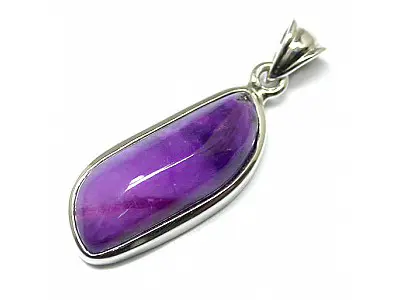 Sugilite Pendant in Silver