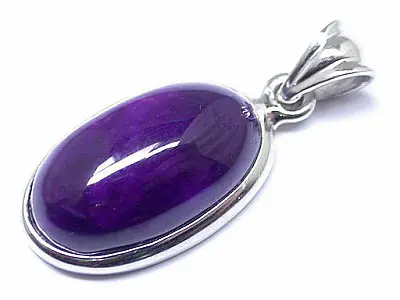 Sugilite Pendant in Silver