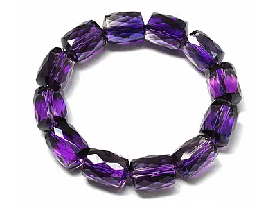 Amethyst Faceted Bracelet