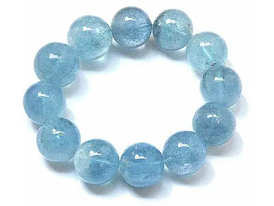 Aquamarine Beads Bracelet