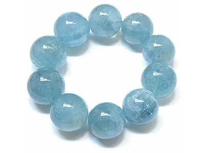 Aquamarine Beads Bracelet