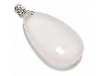 Rose Quartz Teardrop Pendant