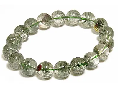 Phantom Quartz 18 Beads Bracelet