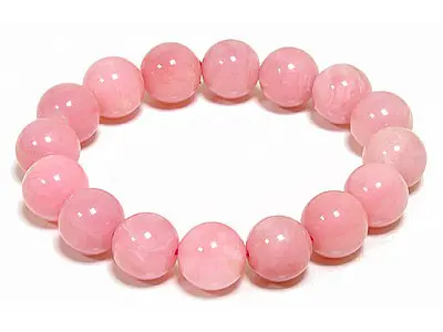 Pink Opal Beads Bracelet