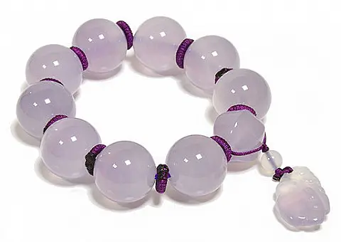 Purple hot sale chalcedony jewelry