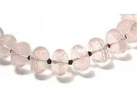 Rose Quartz faceted Beads Necklace