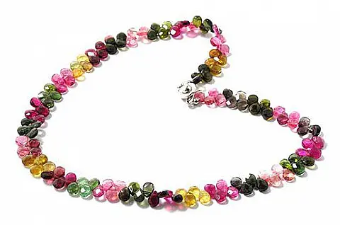 Rainbow hot sale tourmaline necklace