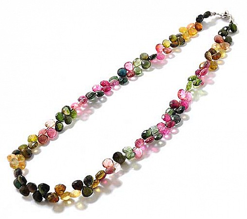 Rainbow Tourmaline Necklace