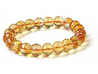 Citrine Faceted Beads Bracelet