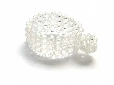 Clear Quartz Beads Ring