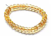 Citrine Faceted Beads Bracelet