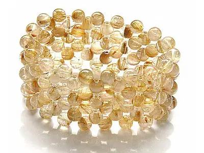 Rutilated Quartz Bracelet