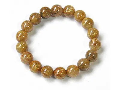 Rutilated Quartz Beads Bracelet