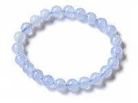 Blue Agate Beads Bracelet