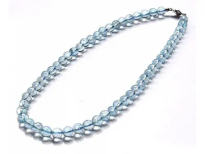 Aquamarine Beads Necklace