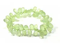 Prehnite teardrop cut Bracelet