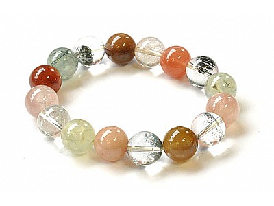 Multiple Gem Stone Beads Bracelet