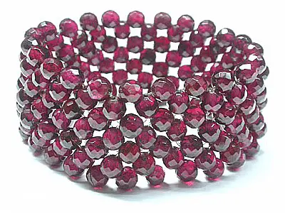 Garnet Beads High Quality Bracelet