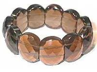 Smoky Quartz Faceted Bracelet