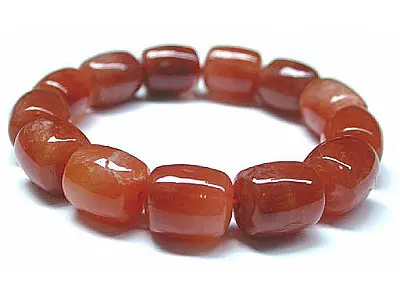 Red Rutilated Quartz Bracelet