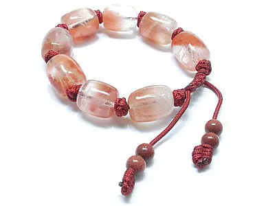 Red Rutilated Quartz Bracelet