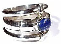 Lapis Silver Ring