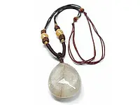 Rutilated Quartz Pendant Necklace