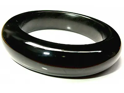 Obsidian Bangle Bracelet