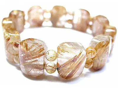 Rutilated Quartz Bracelet