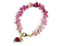 Rubellite Tourmaline Bracelet