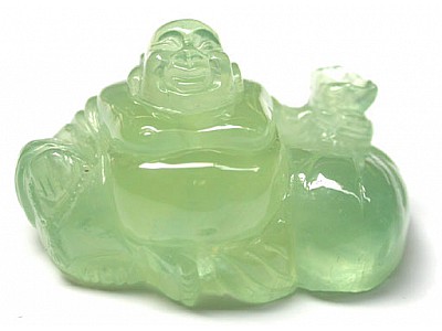 Prehnite Buddha Maitreya