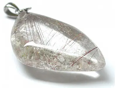 Red Rutilated Quartz Pendant