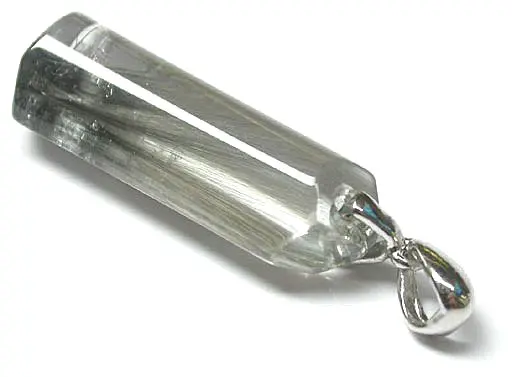 Silver Rutilated Quartz Pendant