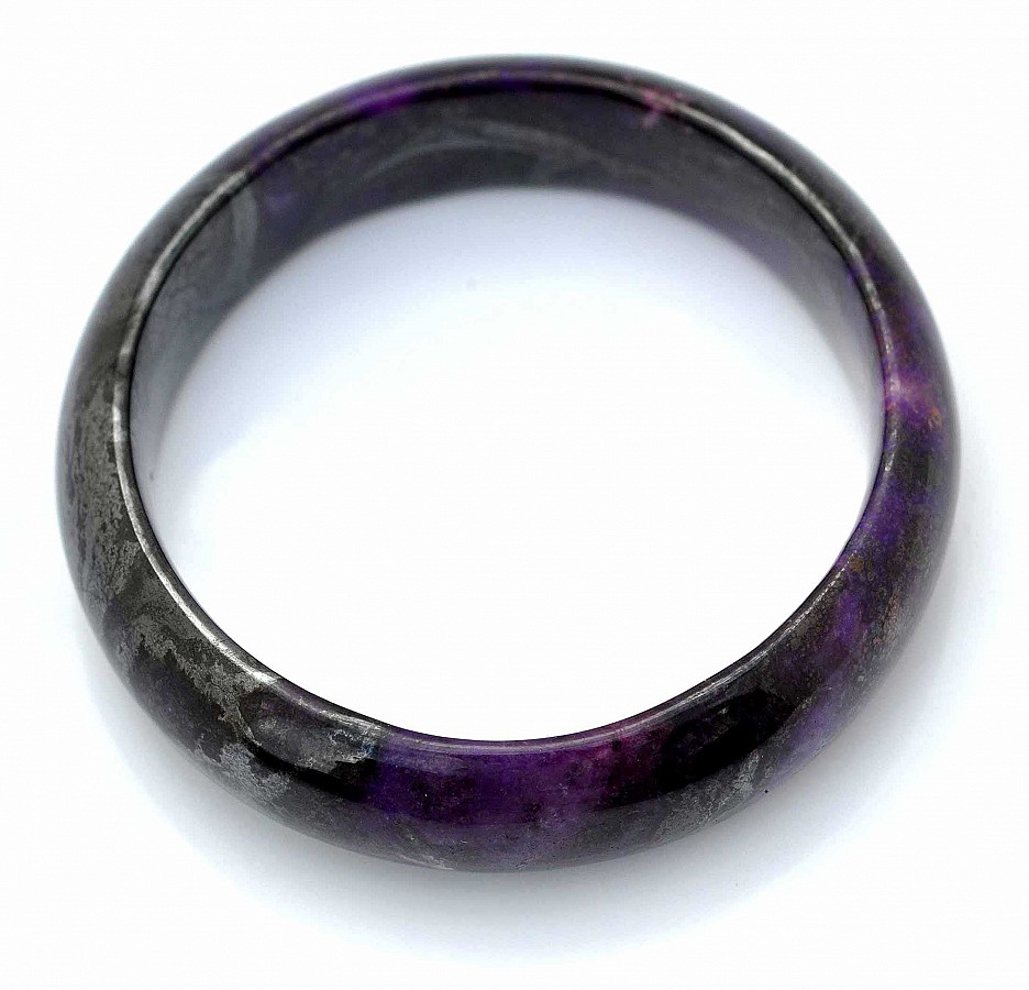 Natural Sugilite Bangle Bracelet