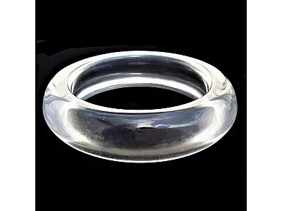 Natural Flawless 5A Clear Quartz Bangle Bracelet