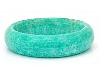 Genuine Amazonite Bangle Bracelet