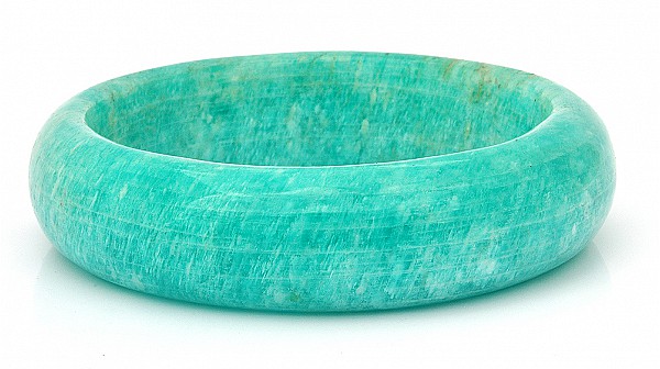 Genuine Amazonite Bangle Bracelet