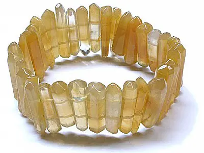 Yellow Rutilated Quartz Bracelet