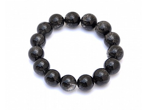 Black Rutilated Bracelet