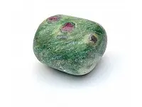 Ruby Fuchsite, Ruby Zoisite Tumbled stone