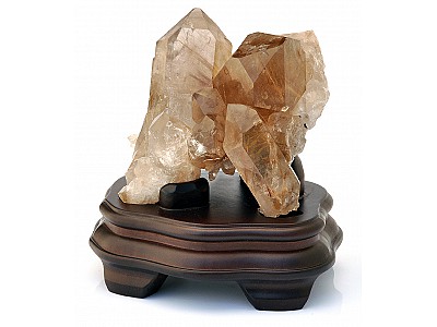 Rutilated Quartz Cluster